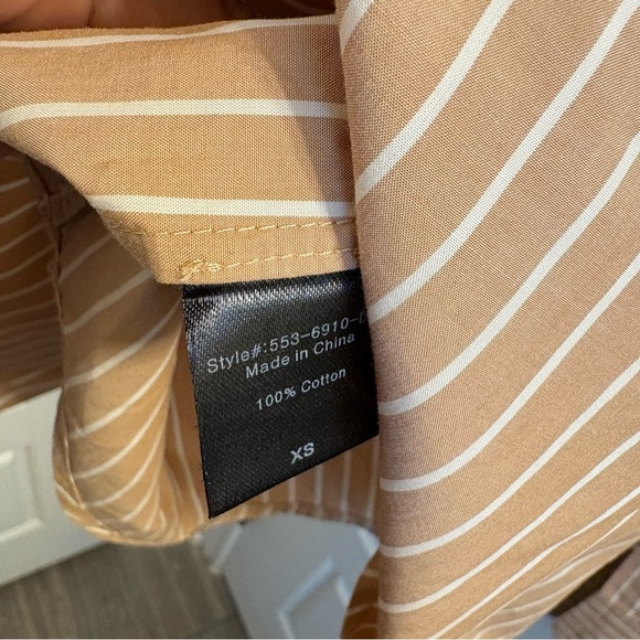 Jenni Kayne Classic Long Sleeve Striped Button-Down Size XS - Picture 4 of 4